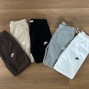 Nike Men’s Sweatpants - Black, Gray, White, Brown, Cream